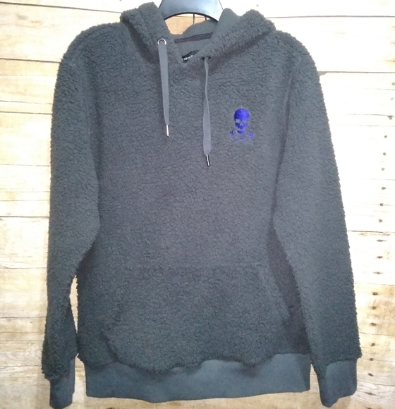 Adam Levine Collection Other - Adam Levine gray Sherpa pullover hoodie